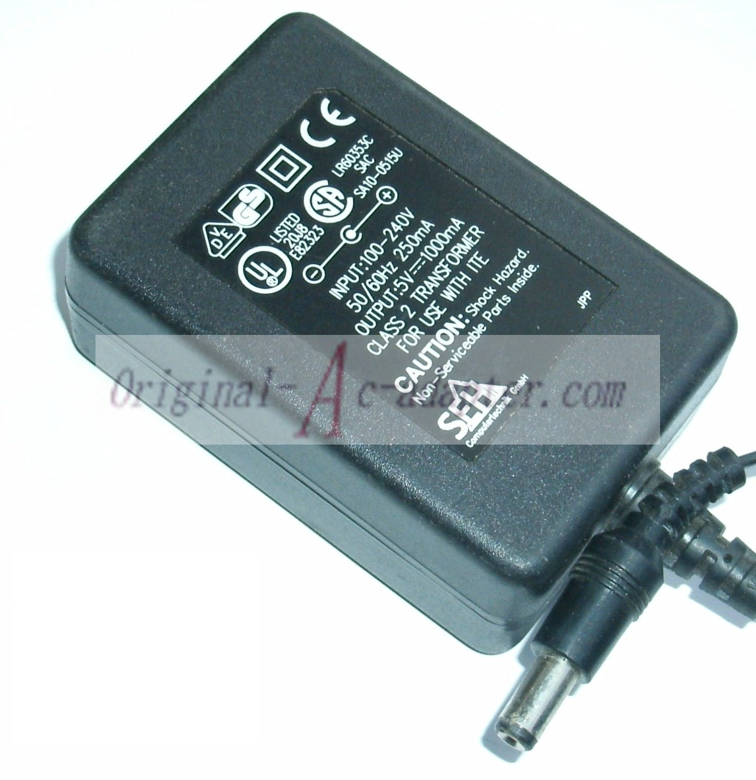 *Brand NEW*SEH POWER SUPPLY LR60353C SAC SA10-0515U 5V 1000mA AC Adapter *Brand NEW*SEH POWER SUPPLY LR60353C SAC SA10-0515U 5V 1000mA AC Adapter